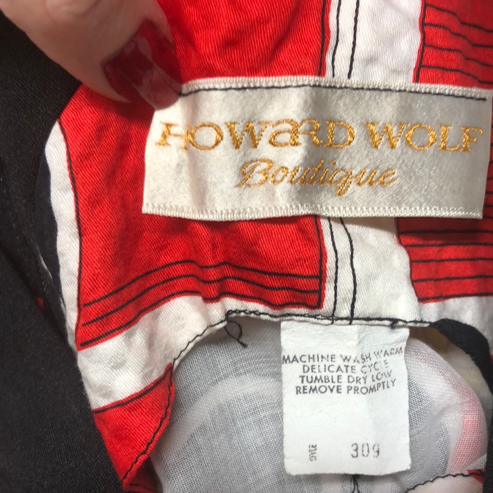 Vintage Mod Mickey Minnie Mouse Dress Howard Wolf Boutique - Picture 2 of 8